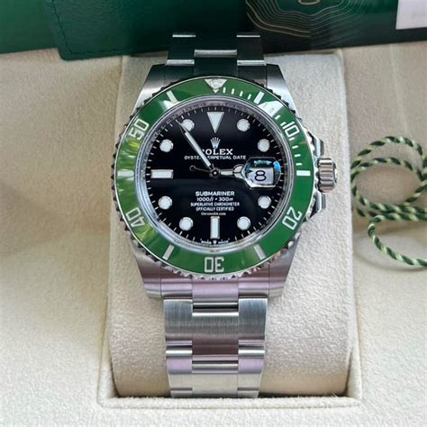 rolex submariner starbucks 2023 price|rolex submariner green bezel.